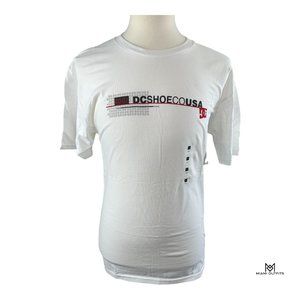 DC SHOES MEN'S WITHE T-SHIRT SHORT SLEEVE